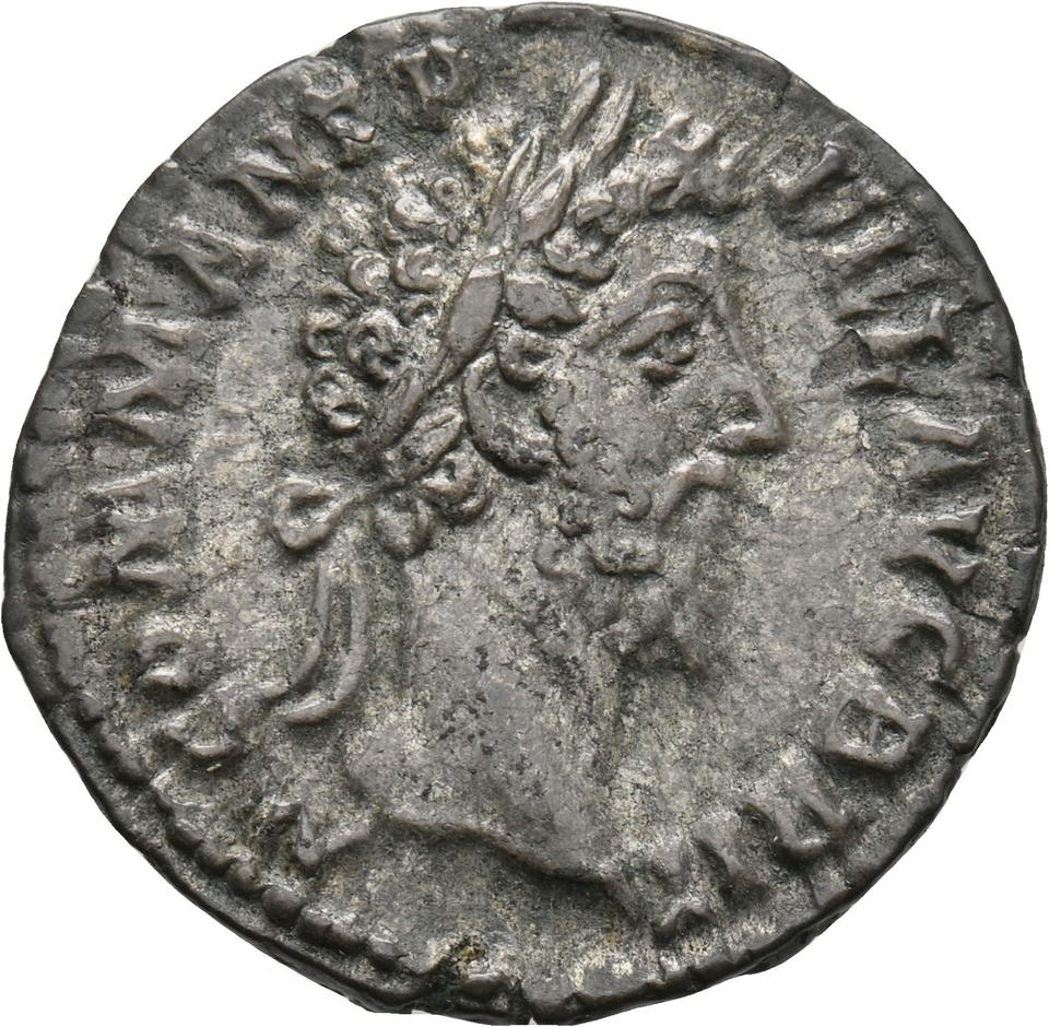 Commodus, silver denarius, collection photograph Koeln-ID833, obverse