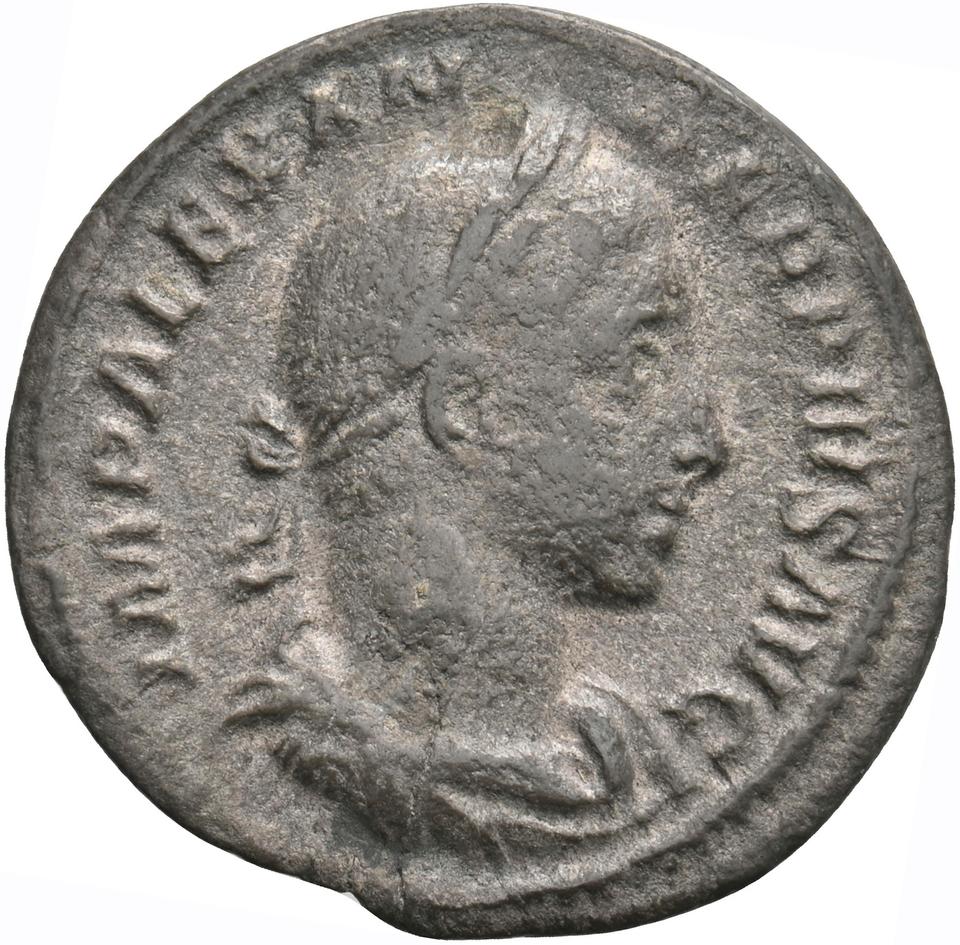 Severus Alexander, silver denarius, collection photograph Koeln-ID917, obverse