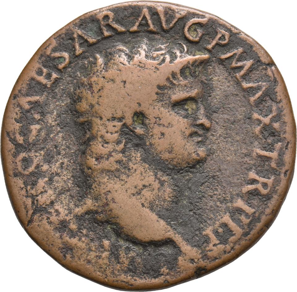 Nero, copper-alloy as, collection photograph Koeln-ID622, obverse
