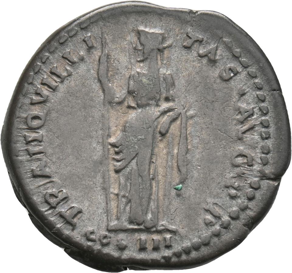 Hadrian, silver denarius, collection photograph Koeln-ID711, reverse