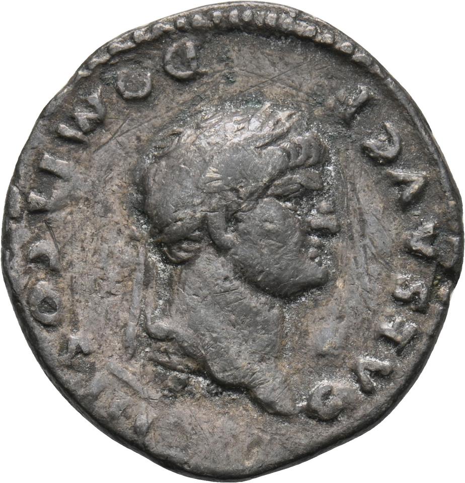 Vespasian, silver denarius, collection photograph Koeln-ID653, obverse