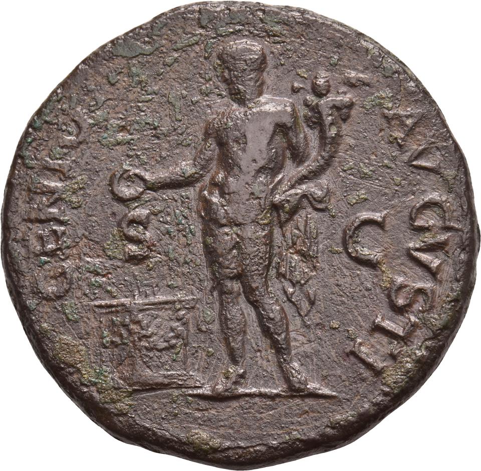 Nero, copper-alloy as, collection photograph Koeln-ID607, reverse