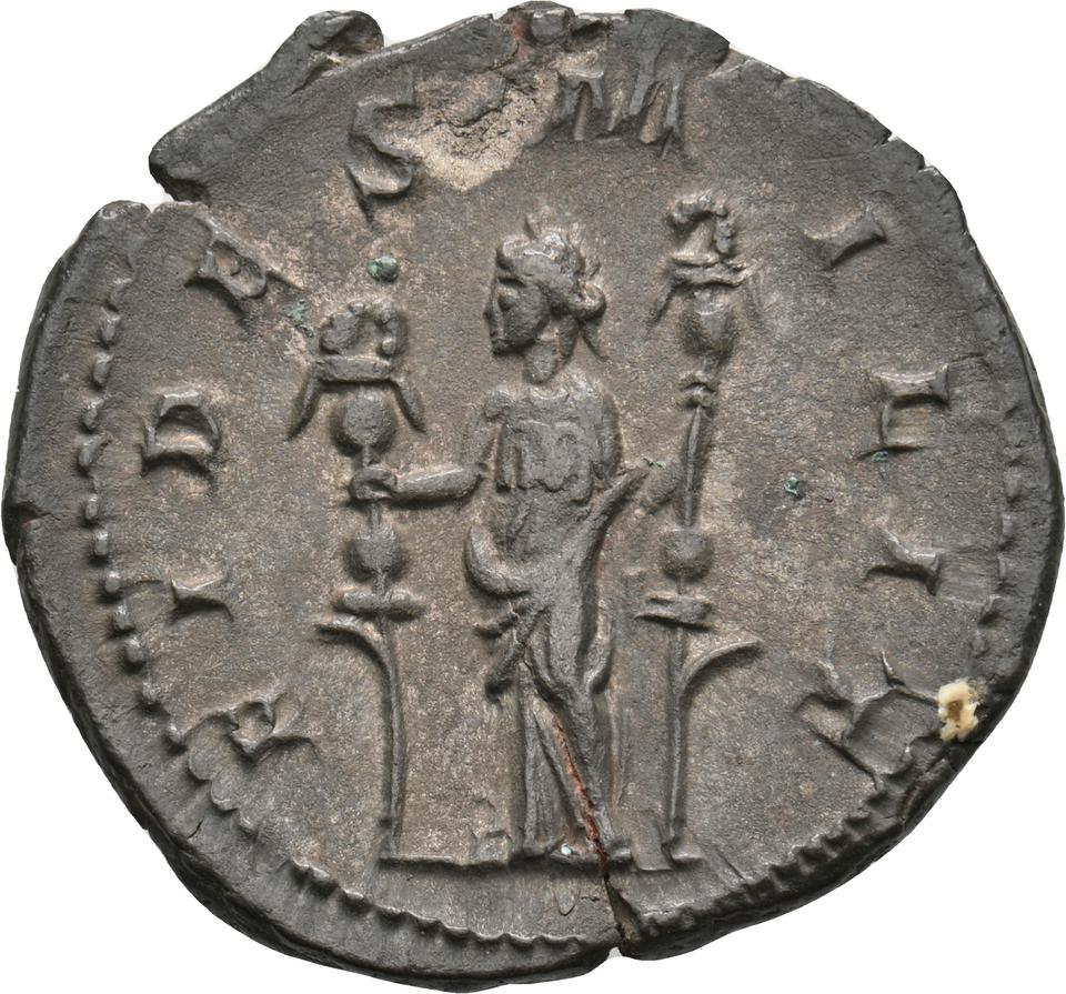 Philip the Arab, silver antoninianus, collection photograph Koeln-ID969, reverse