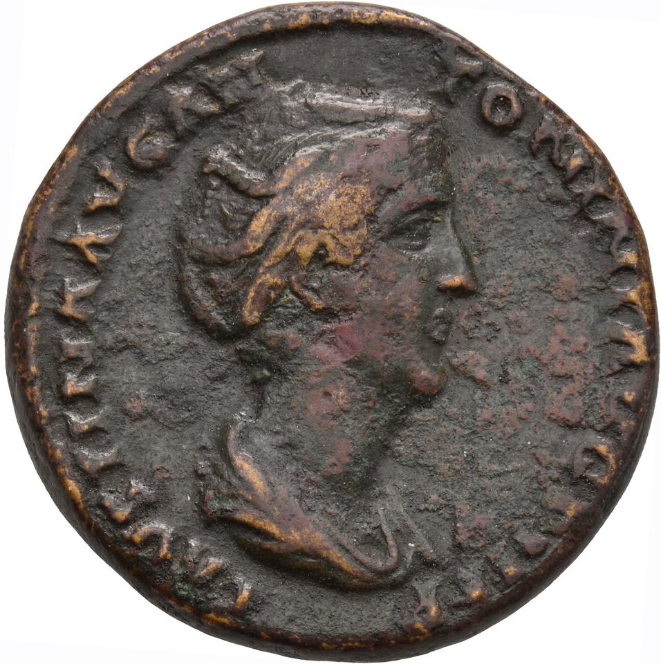 Antoninus Pius, copper-alloy as, collection photograph Koeln-ID772, obverse