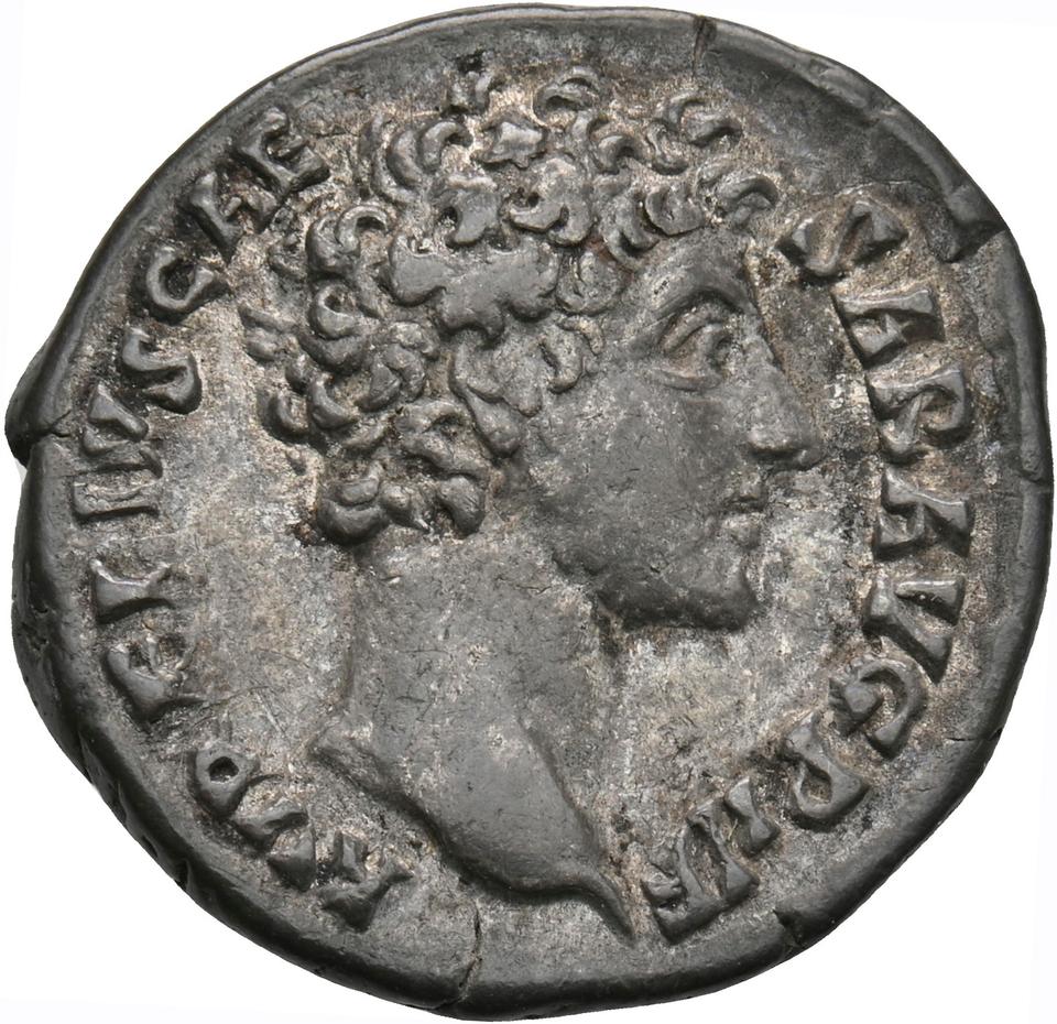 Antoninus Pius, silver denarius, collection photograph Koeln-ID784, obverse