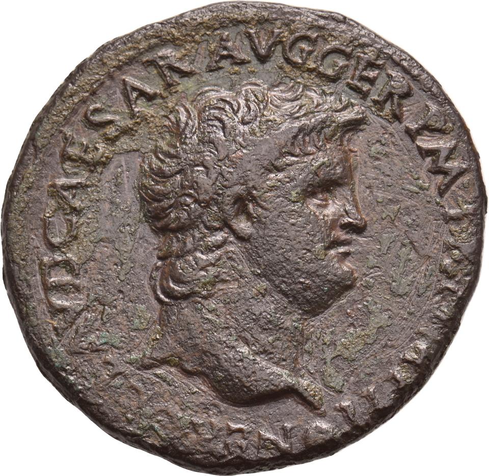 Nero, copper-alloy as, collection photograph Koeln-ID607, obverse