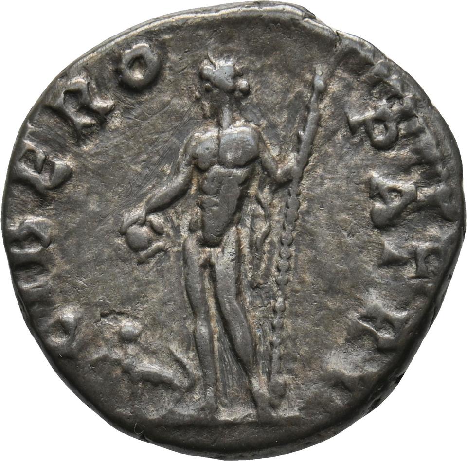 Septimius Severus, silver denarius, collection photograph Koeln-ID845, reverse