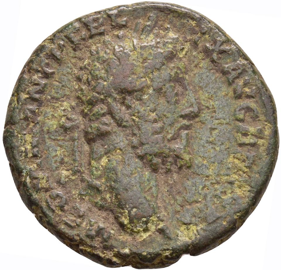 Commodus, copper-alloy as, collection photograph Koeln-ID840, obverse