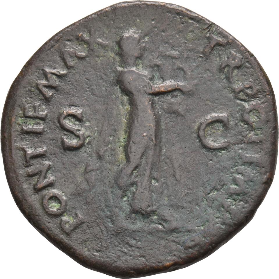 Nero, copper-alloy as, collection photograph Koeln-ID621, reverse