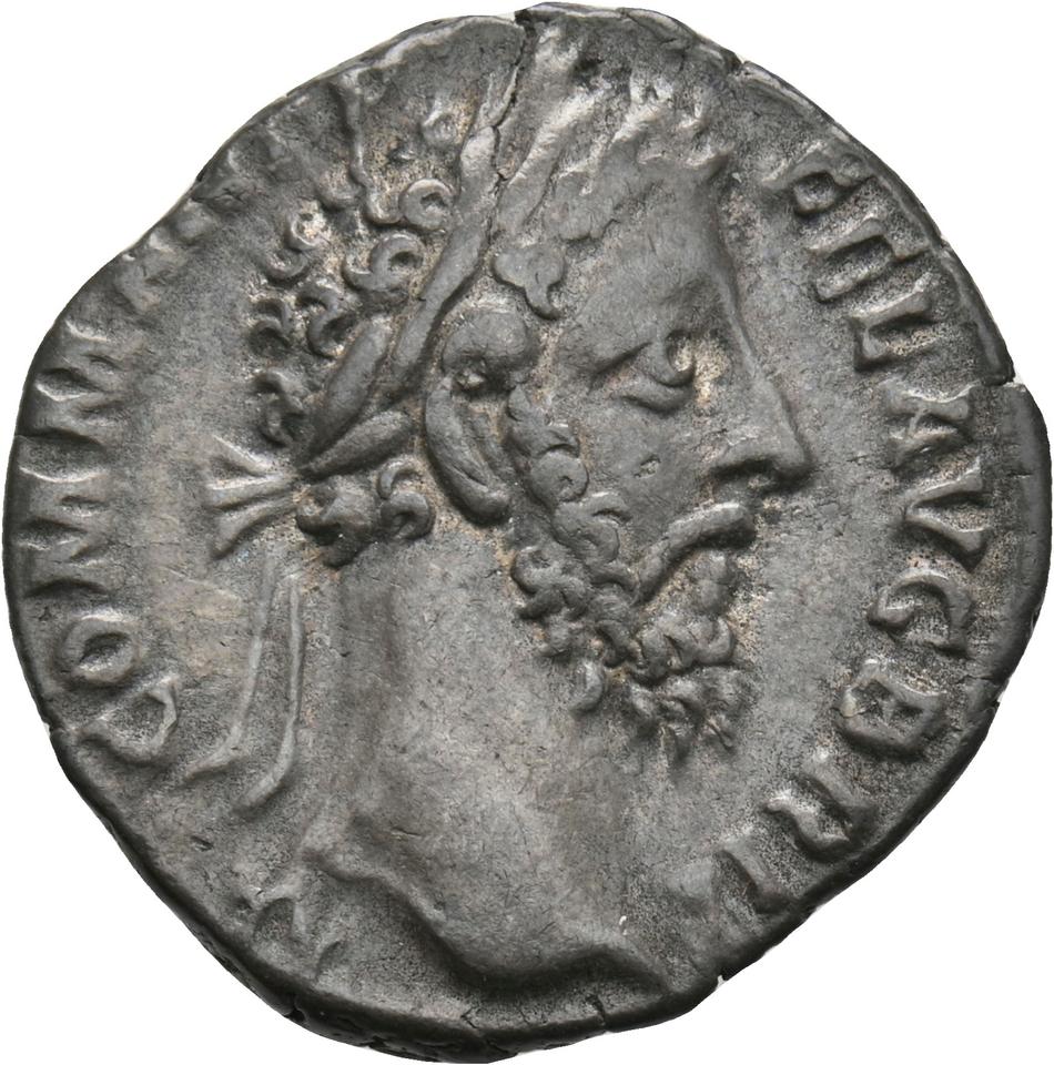 Commodus, silver denarius, collection photograph Koeln-ID832, obverse