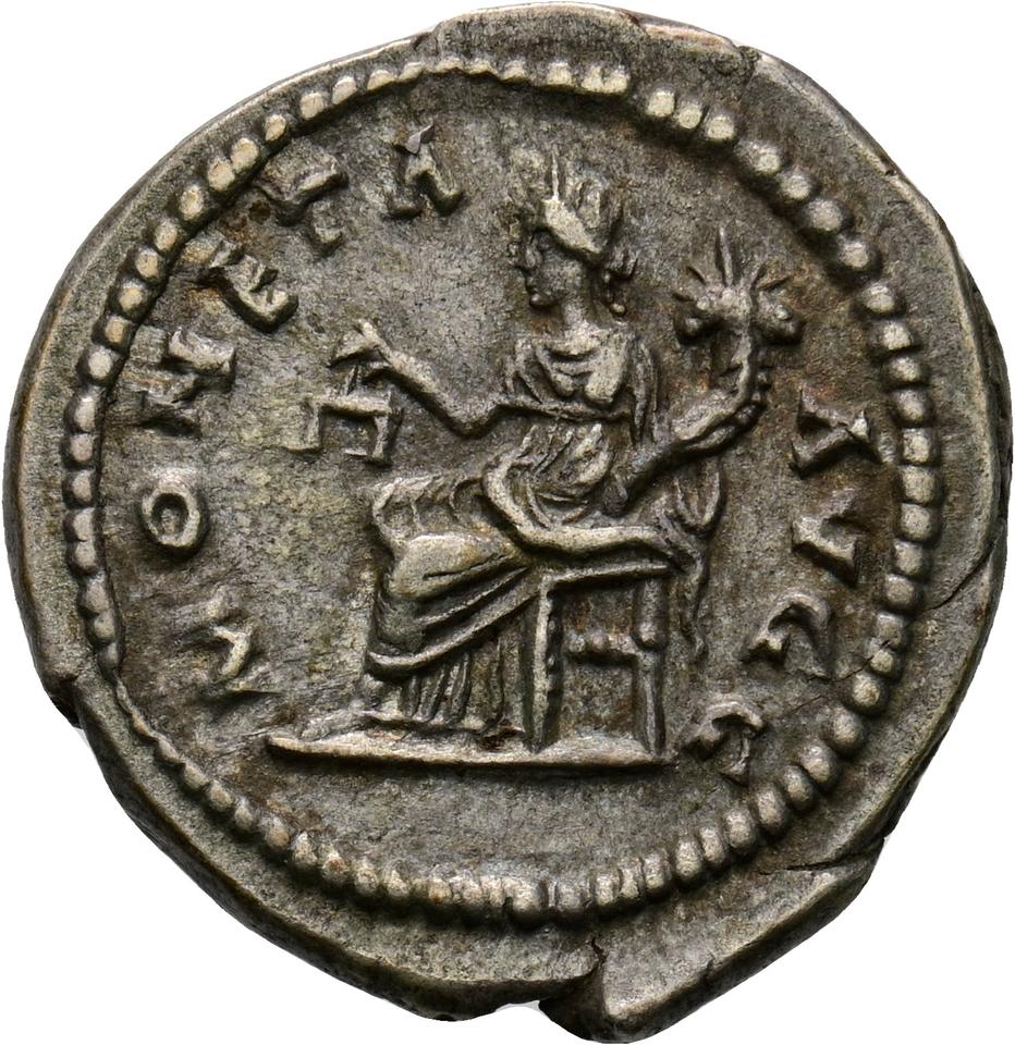 Septimius Severus, silver denarius, collection photograph Koeln-ID1339, reverse