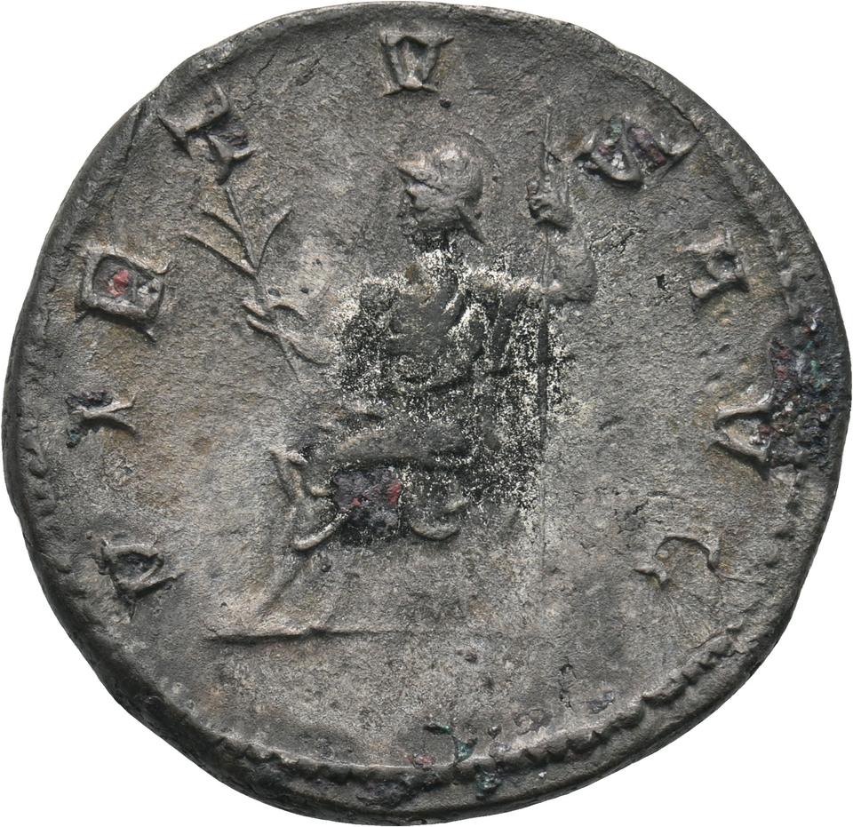 Trajan Decius, silver antoninianus, collection photograph Koeln-ID978, reverse