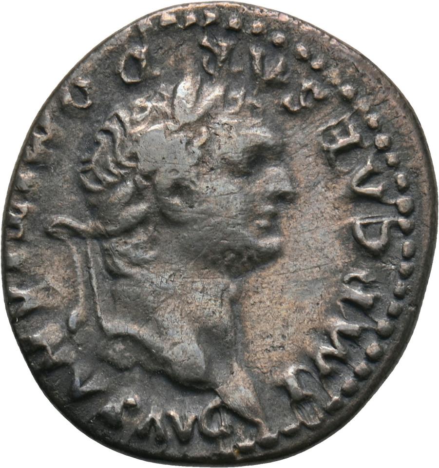 Domitian, silver denarius, collection photograph Koeln-ID655, obverse