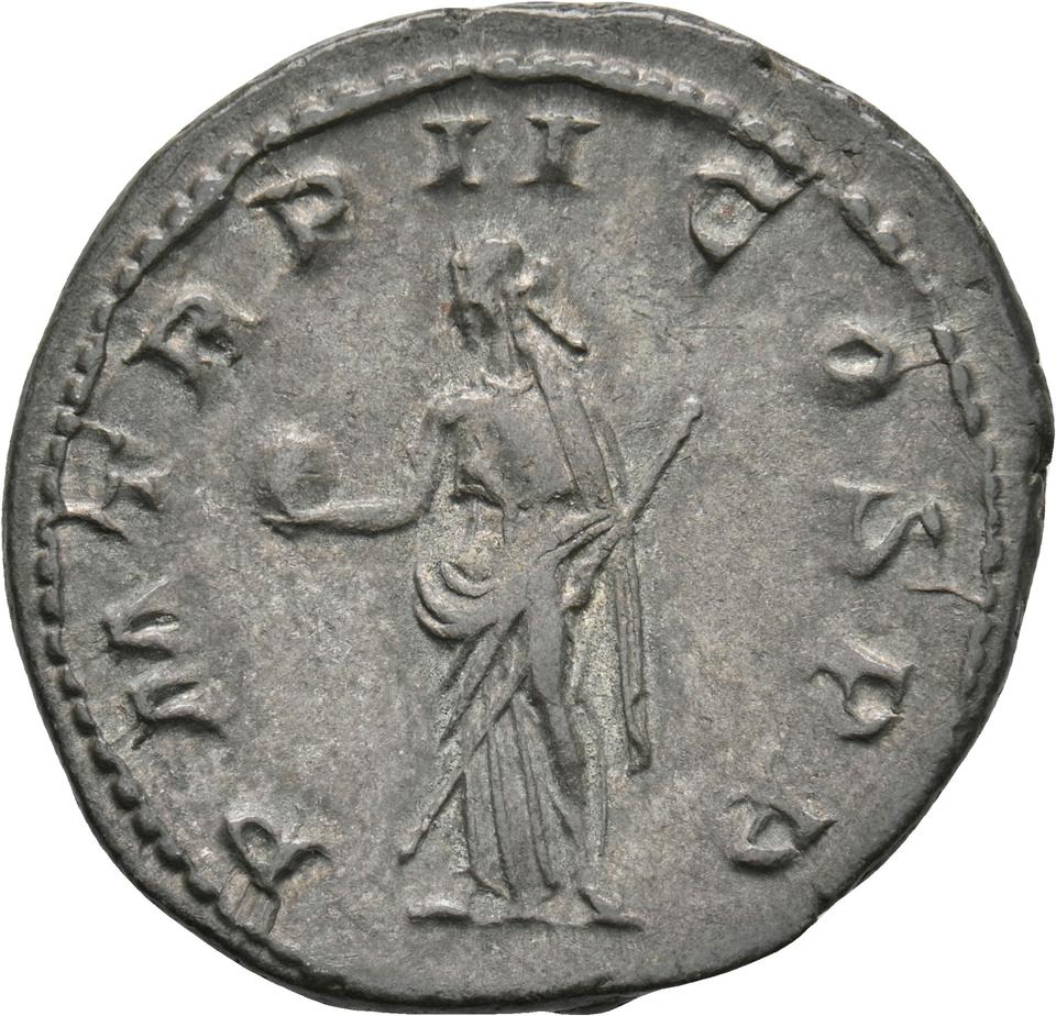 Gordian III, silver antoninianus, collection photograph Koeln-ID948, reverse