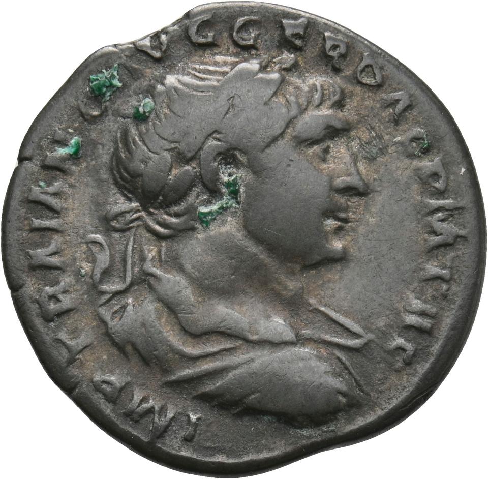 Trajan, silver denarius, collection photograph Koeln-ID687, obverse