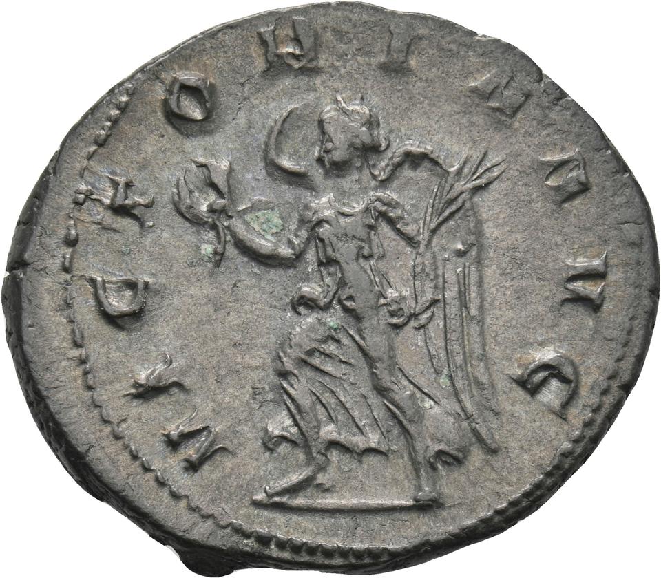 Trajan Decius, silver antoninianus, collection photograph Koeln-ID981, reverse