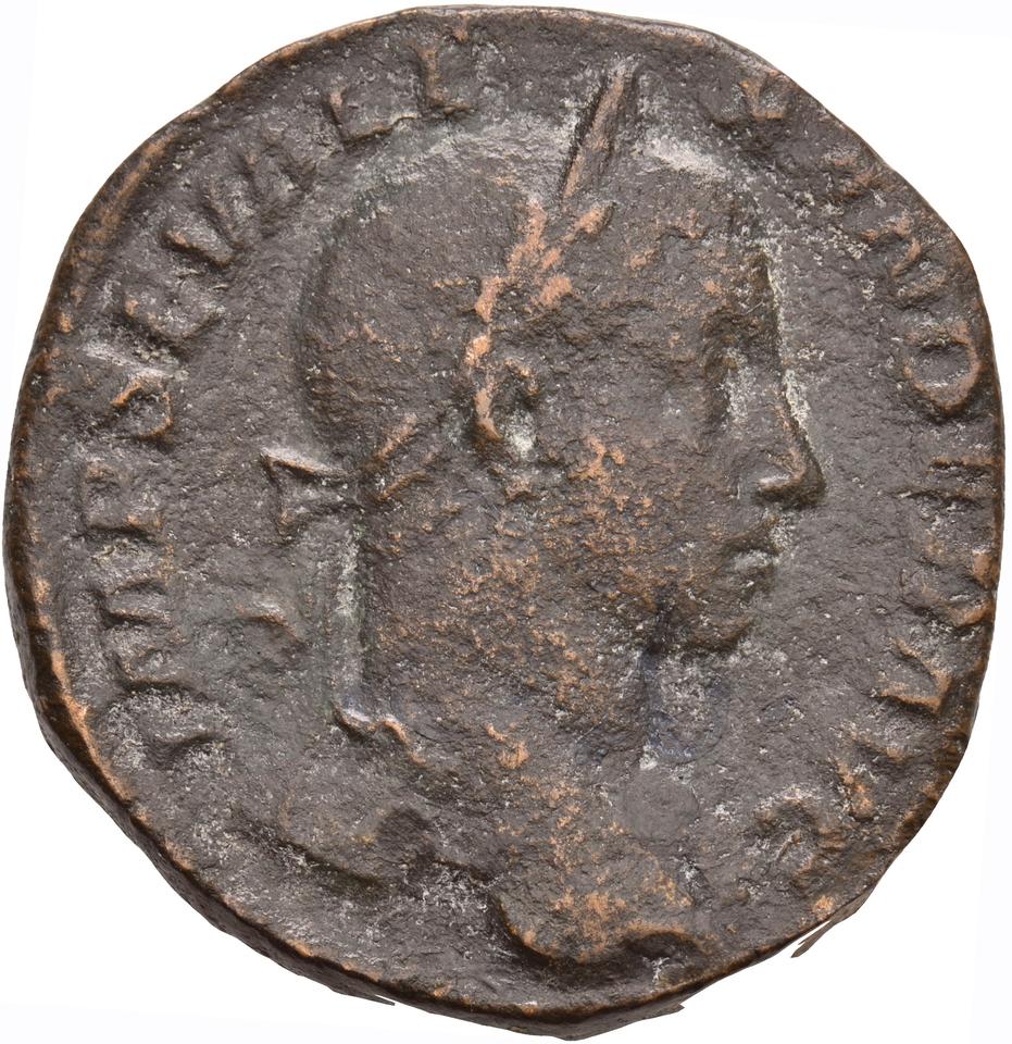 Severus Alexander, copper-alloy sestertius, collection photograph Koeln-ID928, obverse