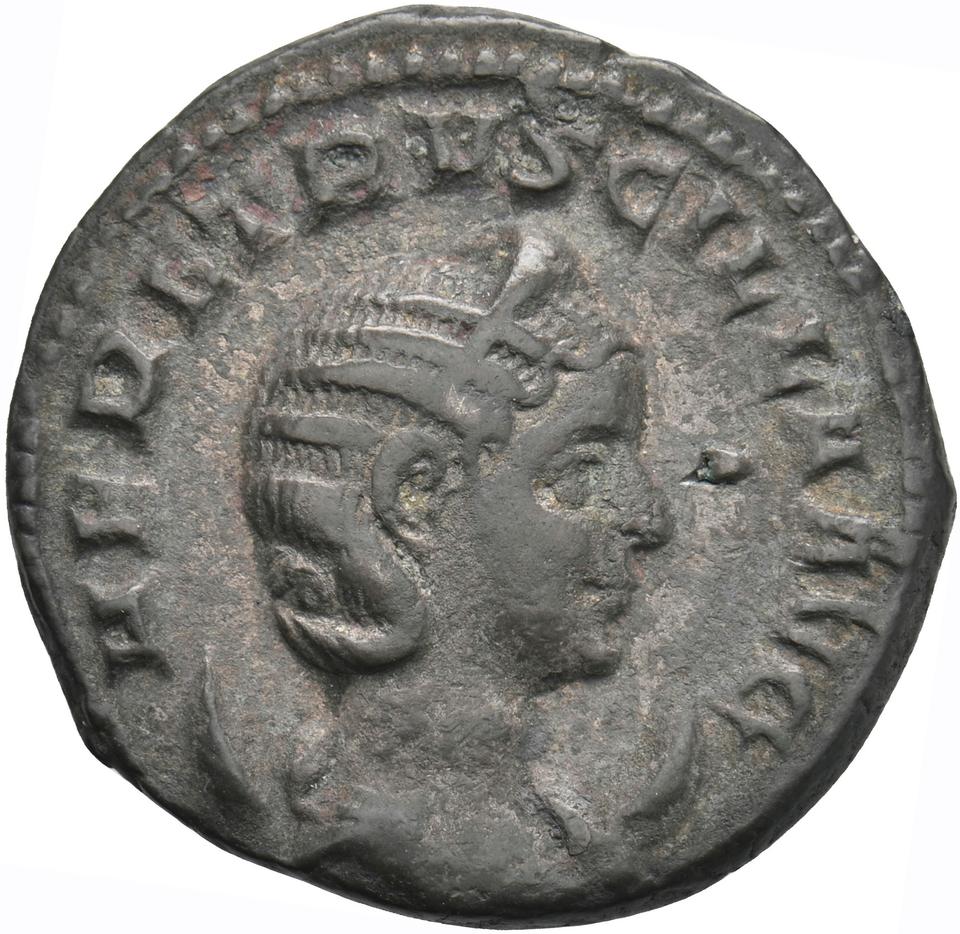 Trajan Decius, silver antoninianus, collection photograph Koeln-ID983, obverse