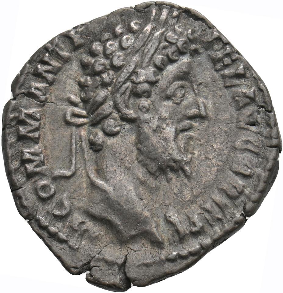 Commodus, silver denarius, collection photograph Koeln-ID834, obverse