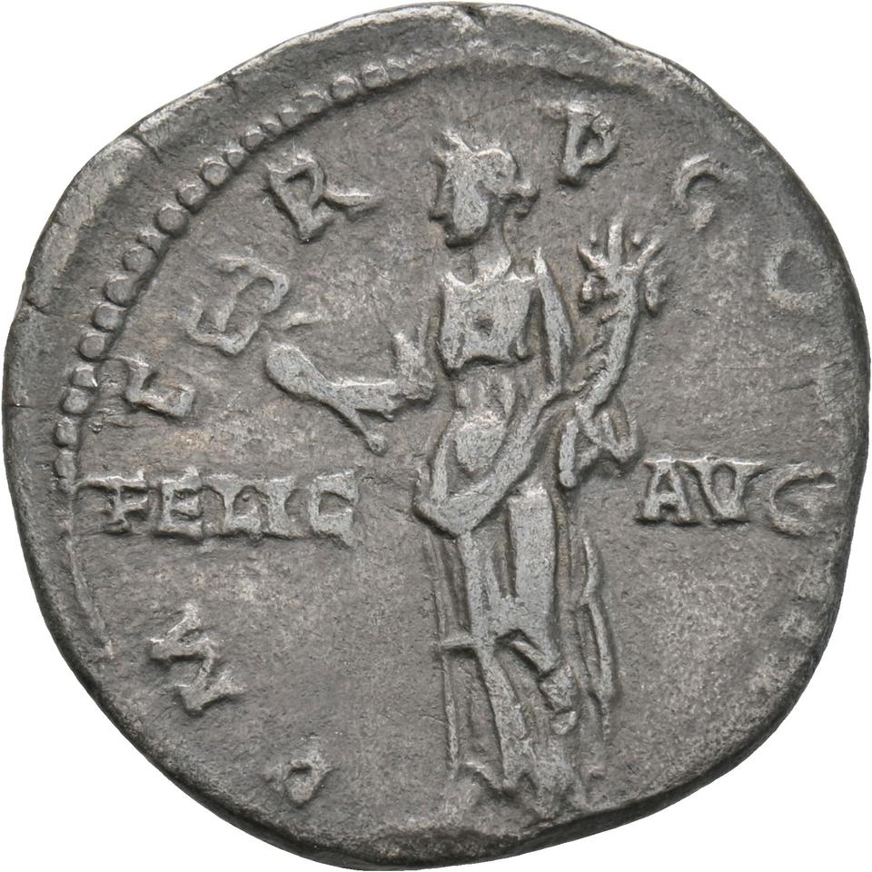 Hadrian, silver denarius, collection photograph Koeln-ID707, reverse