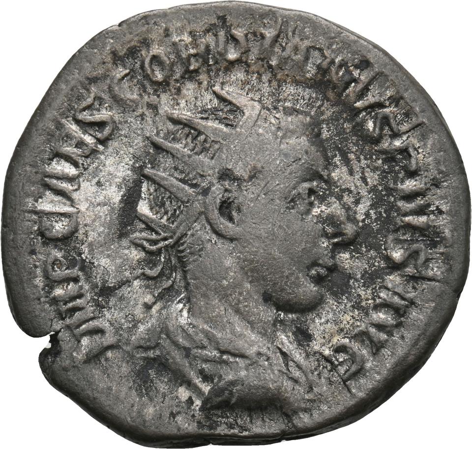 Gordian III, silver antoninianus, collection photograph Koeln-ID950, obverse