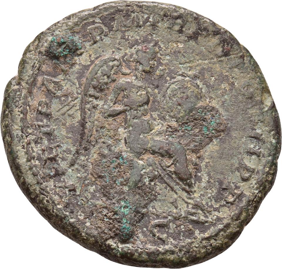 Macrinus, copper-alloy as, collection photograph Koeln-ID896, reverse