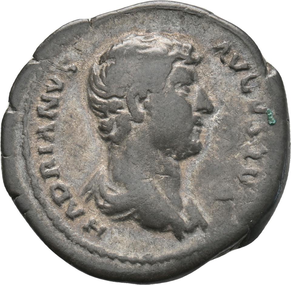 Hadrian, silver denarius, collection photograph Koeln-ID711, obverse