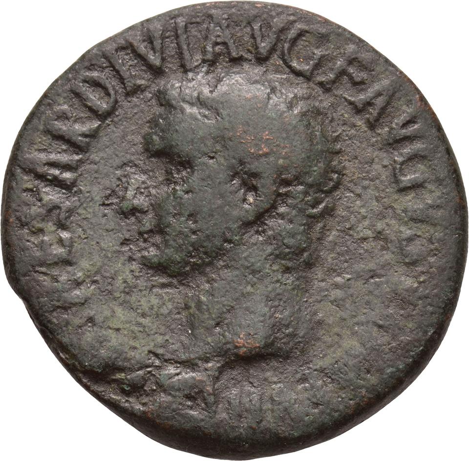 Titus, copper-alloy as, collection photograph Koeln-ID649, obverse