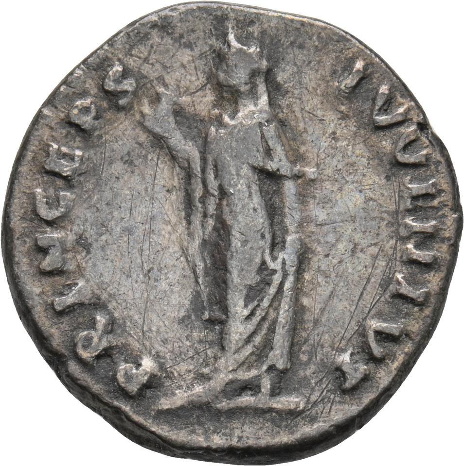 Vespasian, silver denarius, collection photograph Koeln-ID653, reverse