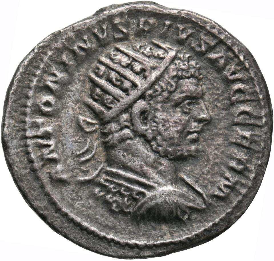 Caracalla, silver antoninianus, collection photograph Koeln-ID873, obverse