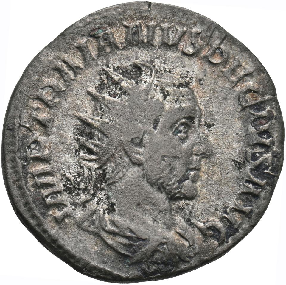 Trajan Decius, silver antoninianus, collection photograph Koeln-ID978, obverse