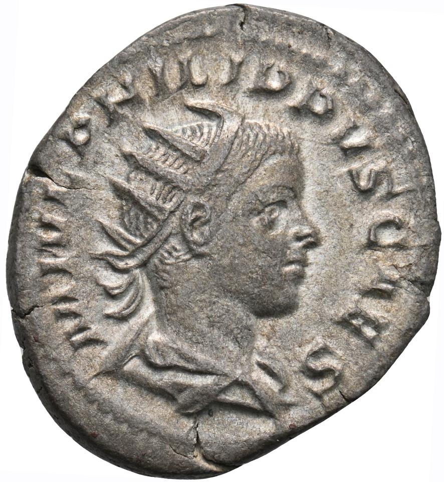 Philip the Arab, silver antoninianus, collection photograph Koeln-ID973, obverse