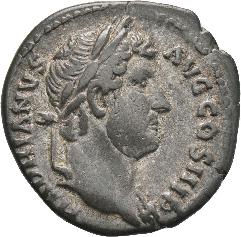 Hadrian, silver denarius, collection photograph Koeln-ID715, obverse