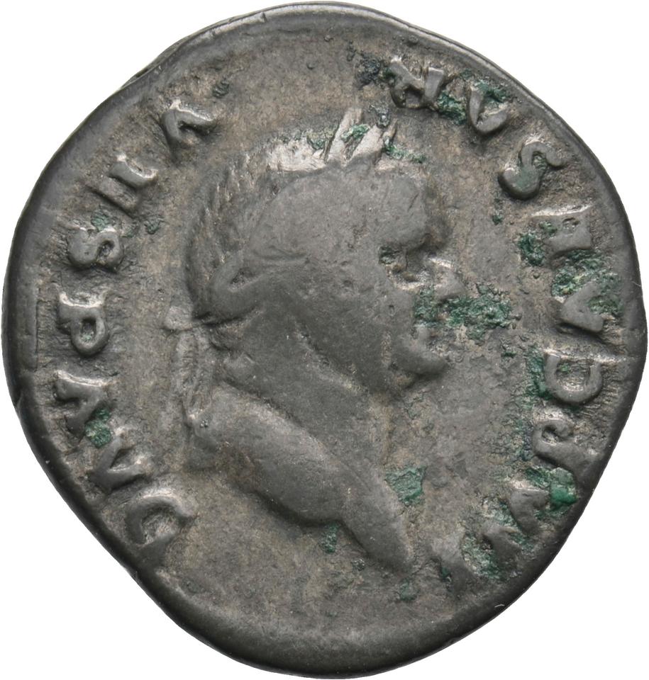 Vespasian, silver denarius, collection photograph Koeln-ID634, obverse