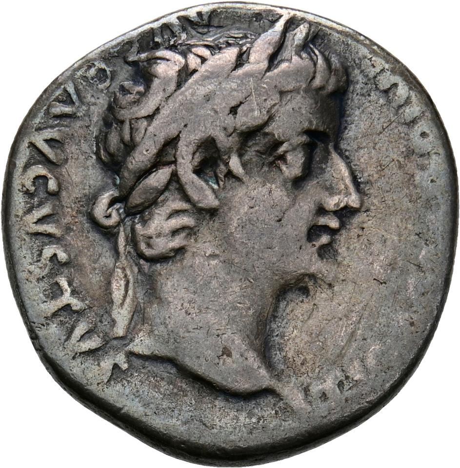 Tiberius, silver denarius, collection photograph Koeln-ID1309, obverse