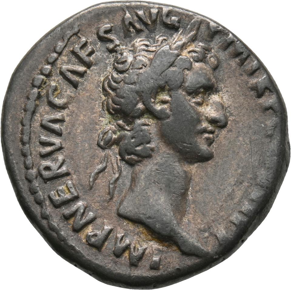 Nerva, silver denarius, collection photograph Koeln-ID674, obverse
