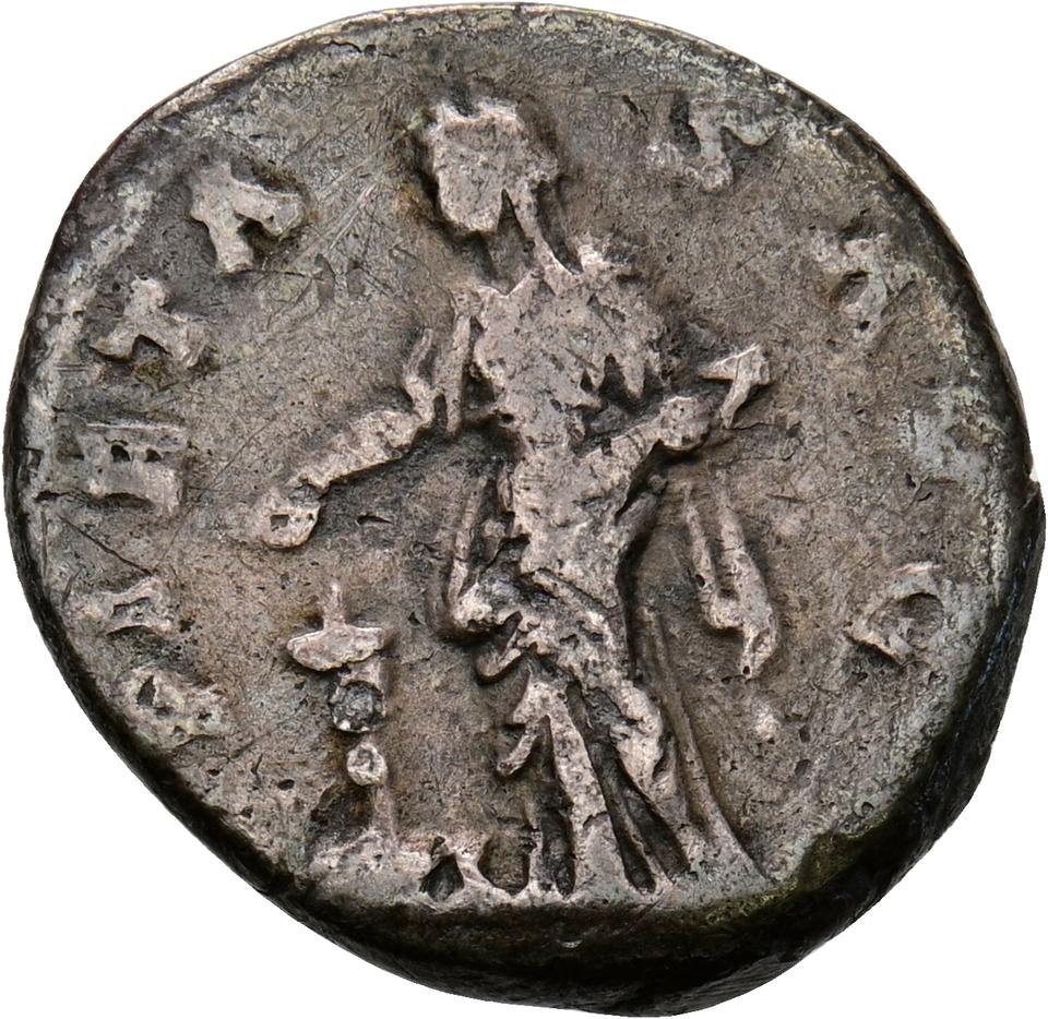 Antoninus Pius, silver denarius, collection photograph Koeln-ID1335, reverse