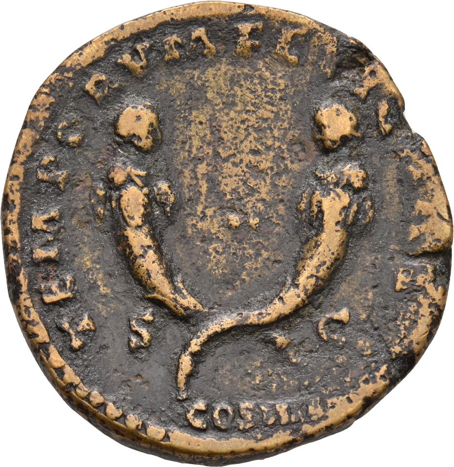 Antoninus Pius, copper-alloy dupondius, collection photograph Koeln-ID761, reverse