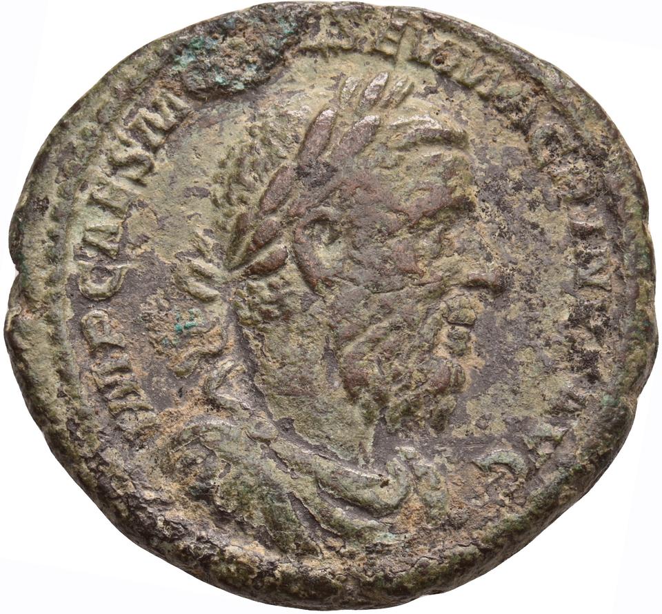 Macrinus, copper-alloy as, collection photograph Koeln-ID896, obverse