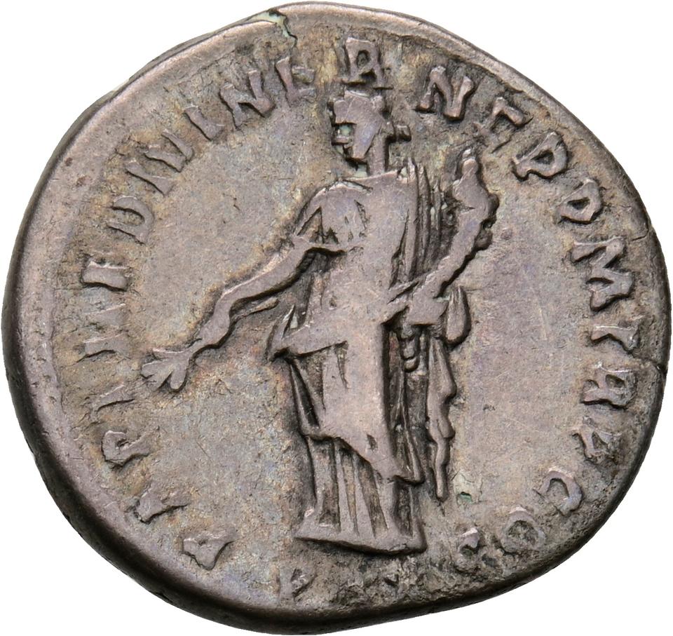 Hadrian, silver denarius, collection photograph Koeln-ID1329, reverse