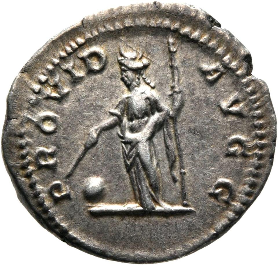 Septimius Severus, Silver denarius, collection photograph Mainz-ID399, reverse