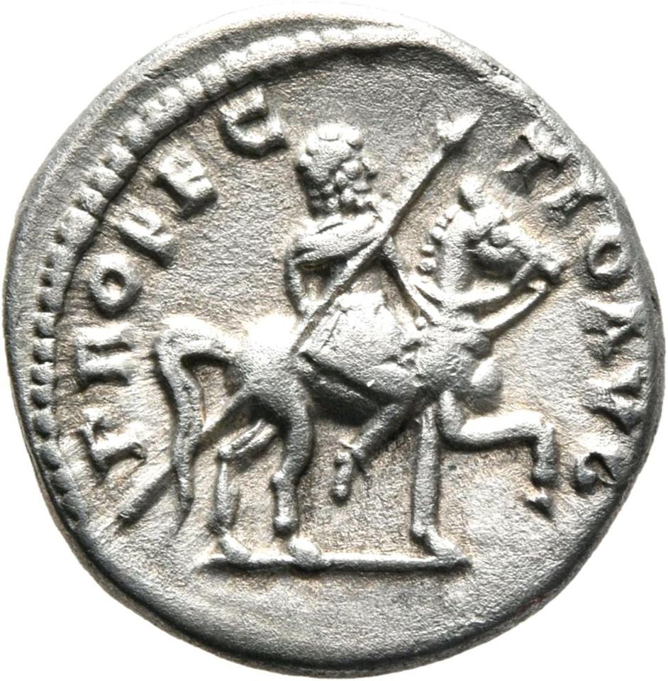 Septimius Severus, Silver denarius, collection photograph Mainz-ID394, reverse