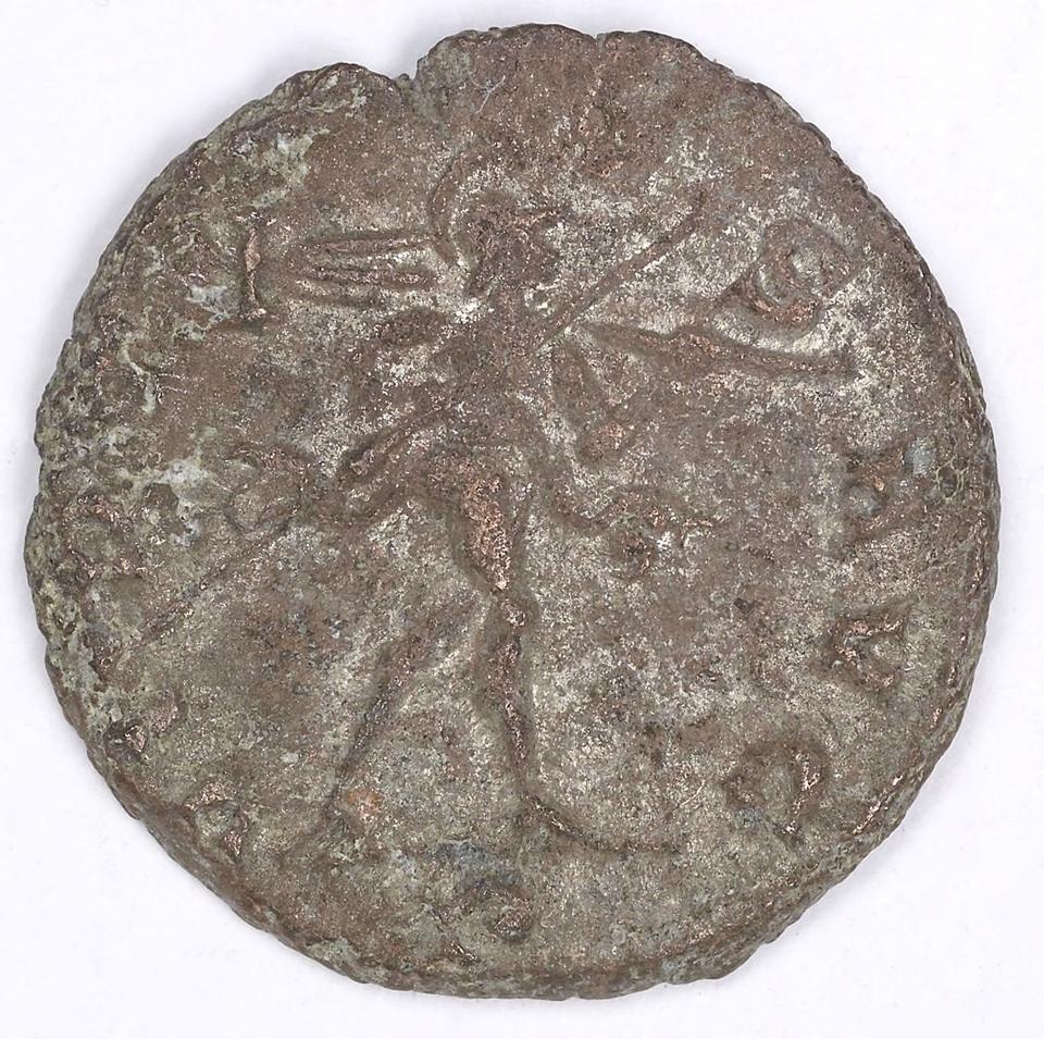 Claudius II Gothicus, silver antoninianus, collection photograph IATH-1991.17.183, reverse
