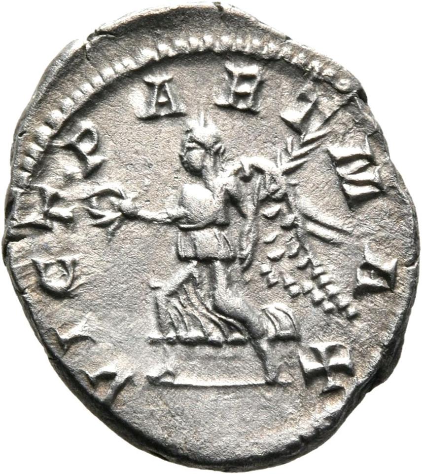 Septimius Severus, Silver denarius, collection photograph Mainz-ID398, reverse