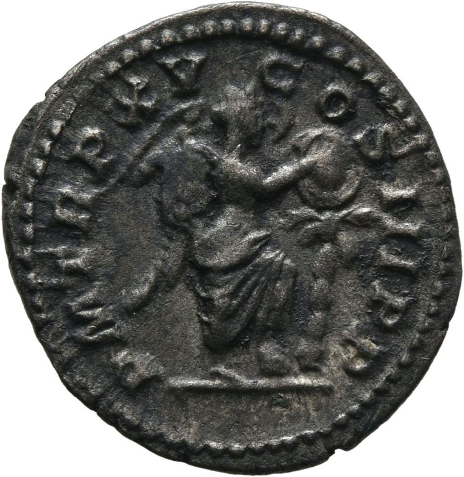 Septimius Severus, Silver denarius, collection photograph Mainz-ID408, reverse
