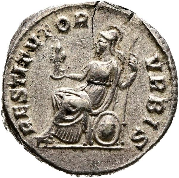 Septimius Severus, Silver denarius, collection photograph Hamburg-ID841, reverse