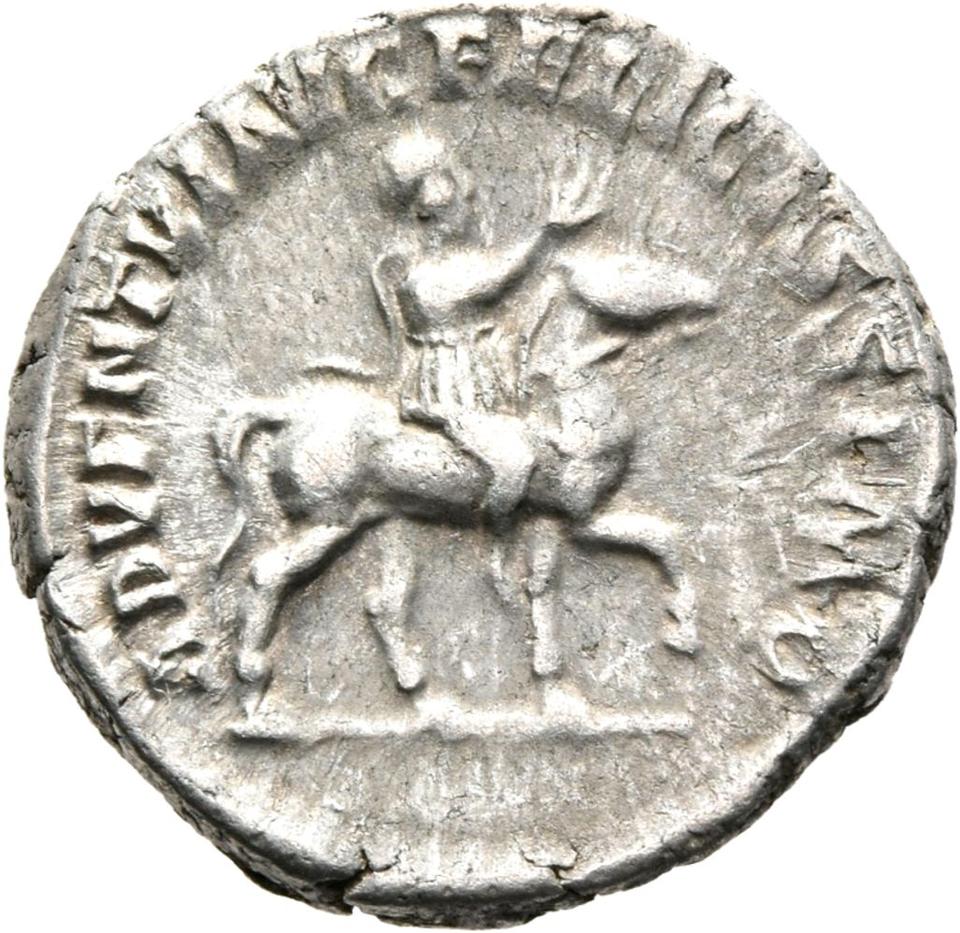 Septimius Severus, Silver denarius, collection photograph Mainz-ID385, reverse