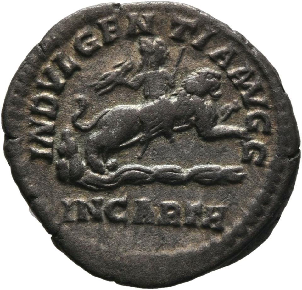 Septimius Severus, Silver denarius, collection photograph Mainz-ID404, reverse