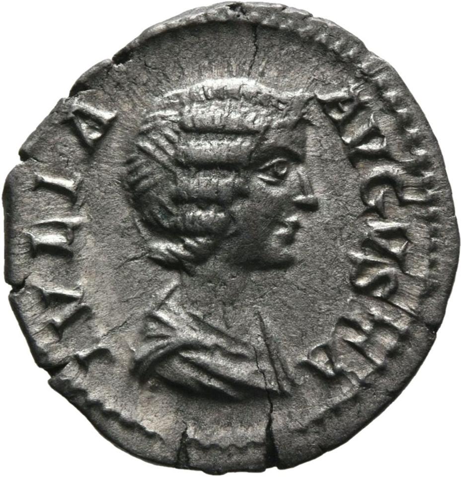 Septimius Severus, Silver denarius, collection photograph Mainz-ID414, obverse