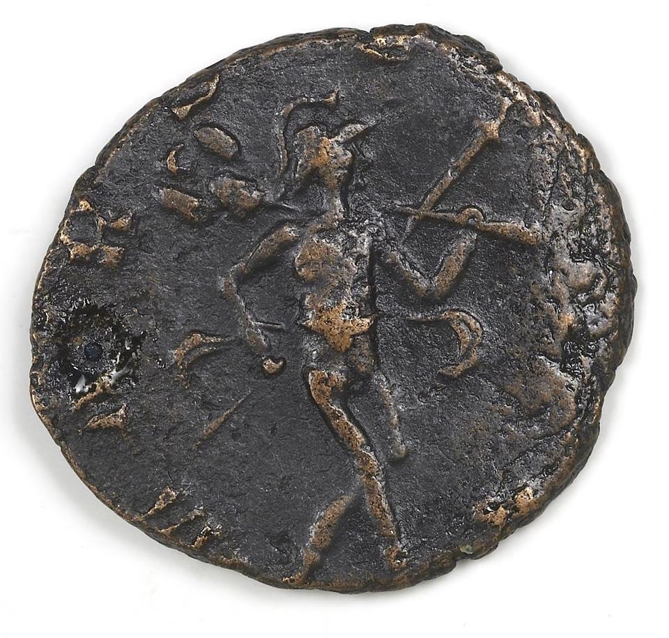 Claudius II Gothicus, silver antoninianus, collection photograph IATH-1987.46.43, reverse